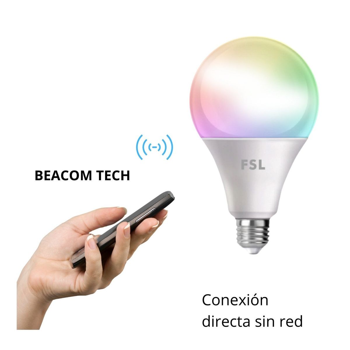 GENERICO - Foco LED Smart inteligente 9w FSL