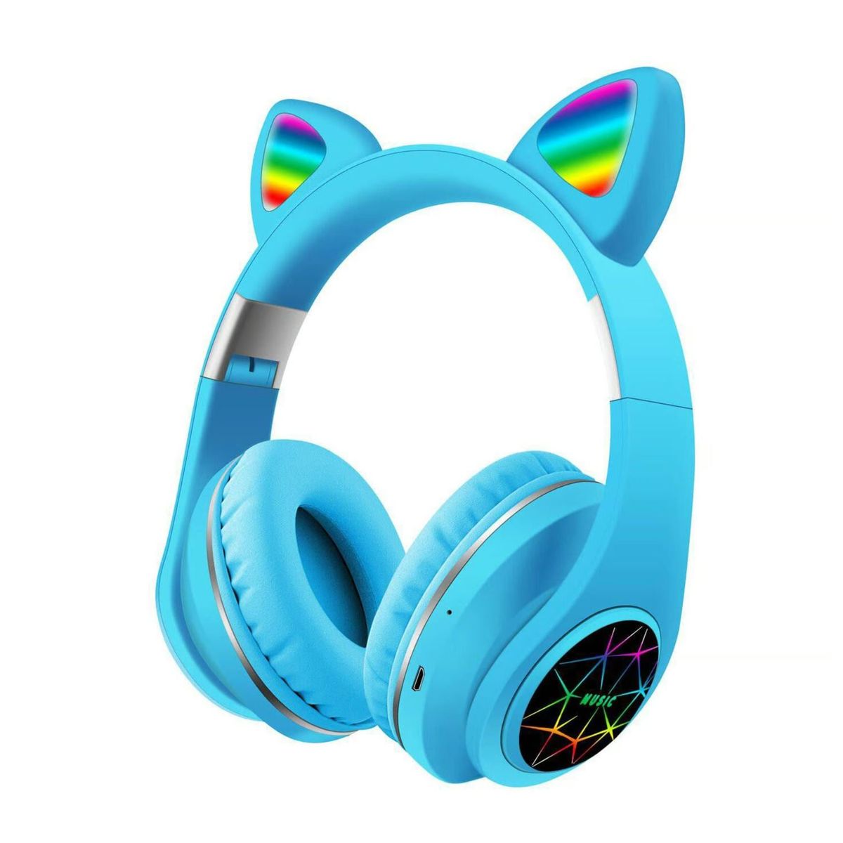 Audífonos Orejas de Gato Bluetooth Led 7, marca GENERICO - Foto Principal