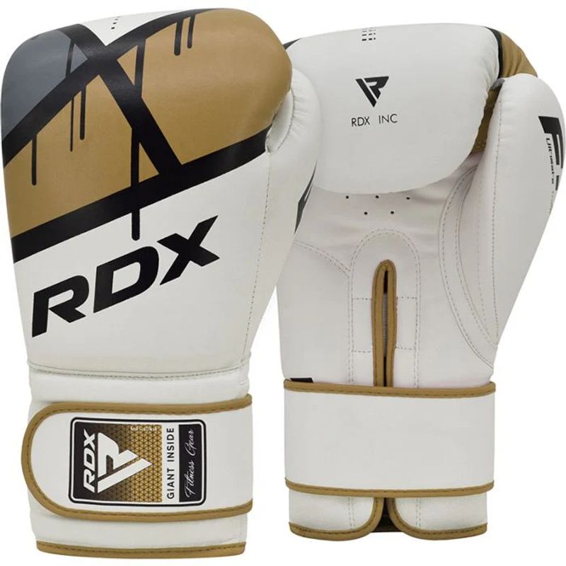 RDX - Guantes de Boxeo Ego F7 16OZ - Dorado