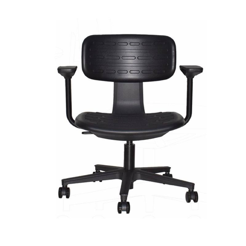 MOBELART - Silla de oficina Operativa Kan con brazos Negro möbelArt