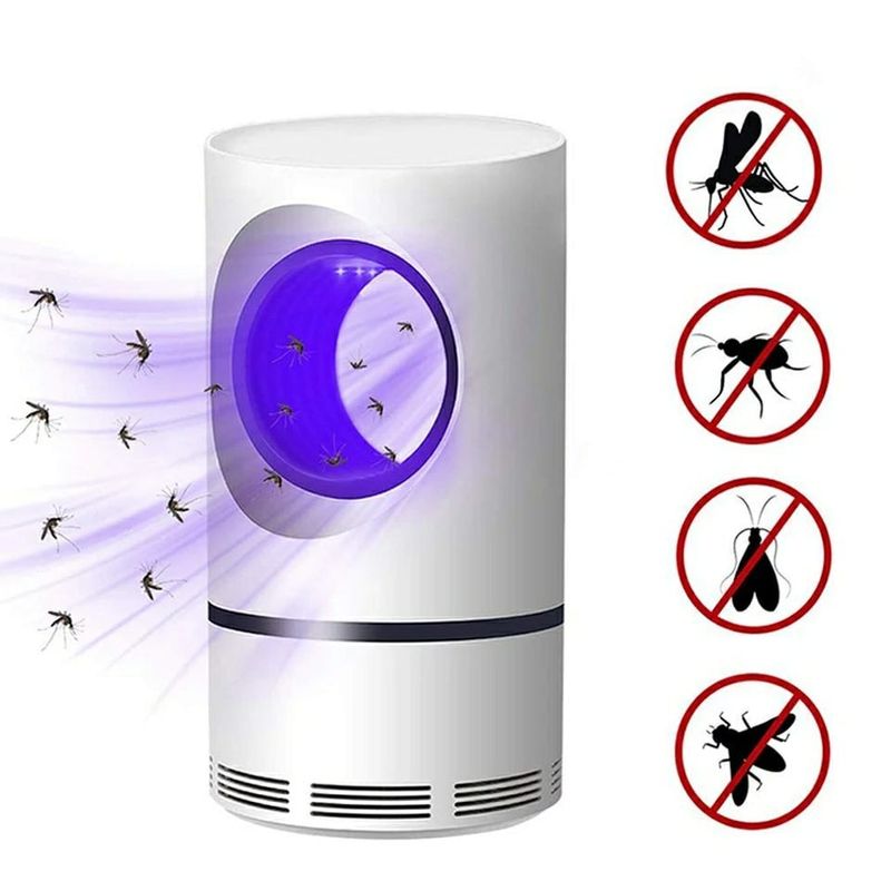 GENERICO - Lampara Succionadora Mata Mosquitos Zancudos