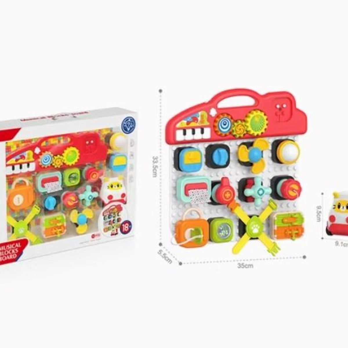 GENERICO - Juego Tablero Didactico Y Encaje