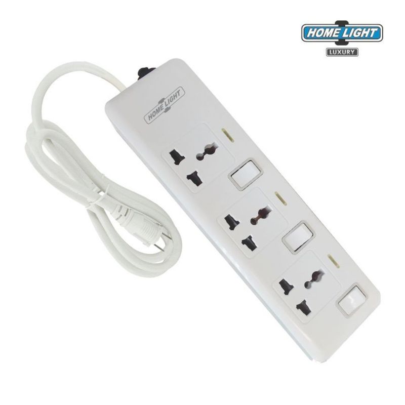 HOME LIGHT - Supresor de pico 3 tomas 3 metros Home Light