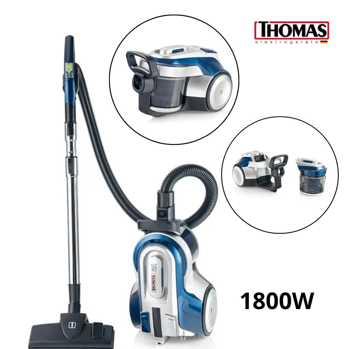 THOMAS - Aspiradora Thomas 1800 Watts TH2206BL