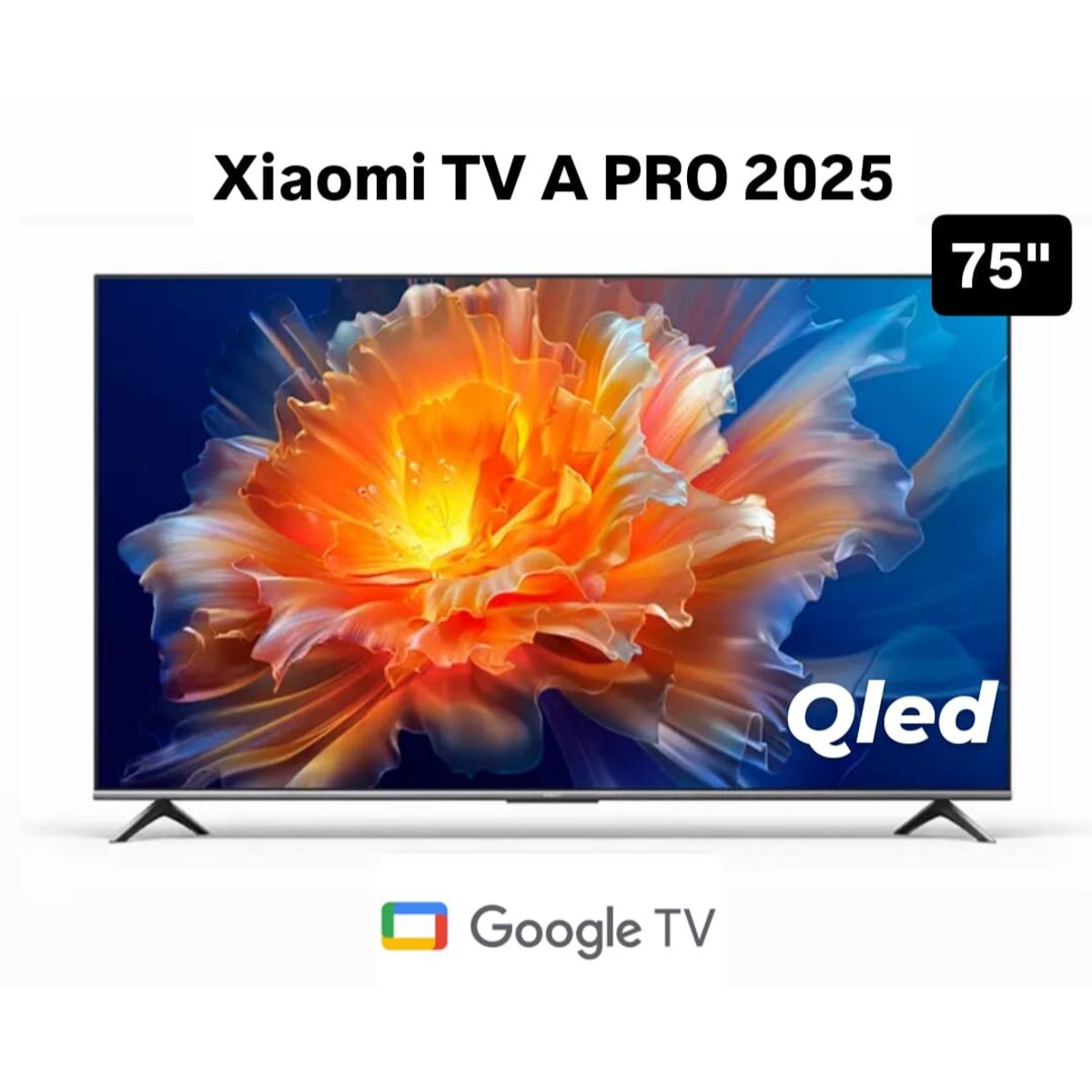 XIAOMI - Televisor XIAOMI TV A PRO 75'' 2025 4K UHD Tecnología QLED