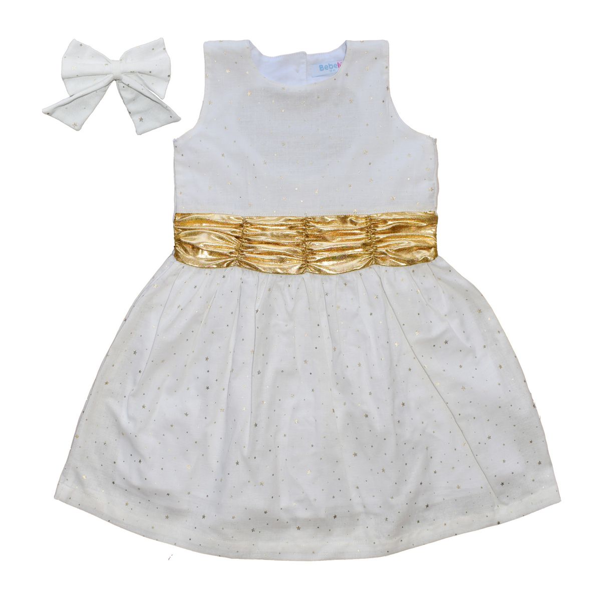 BEBELU - Vestido Lino Estrella Para Niña Bebelú