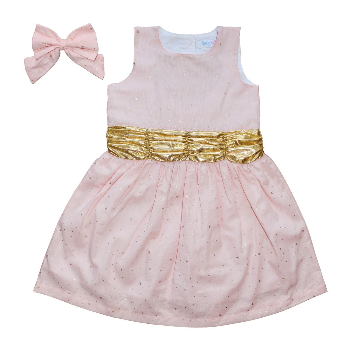 BEBELU - Vestido Lino Estrella Para Niña Bebelú