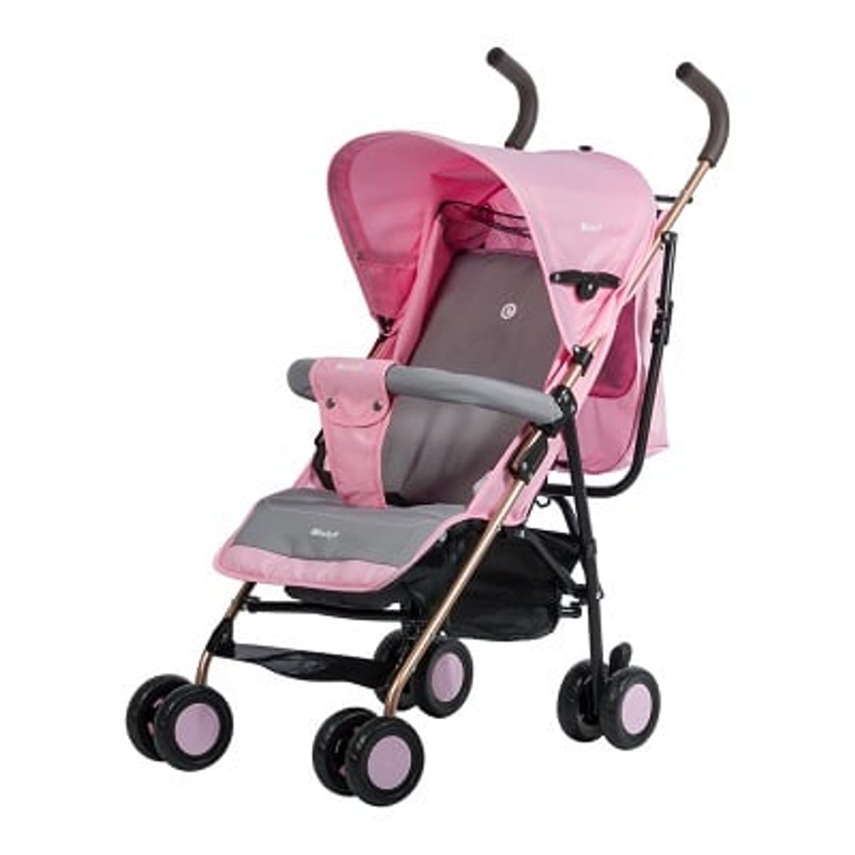 EBABY - COCHE BASTON RECLINABLE ZAZU ROSADO