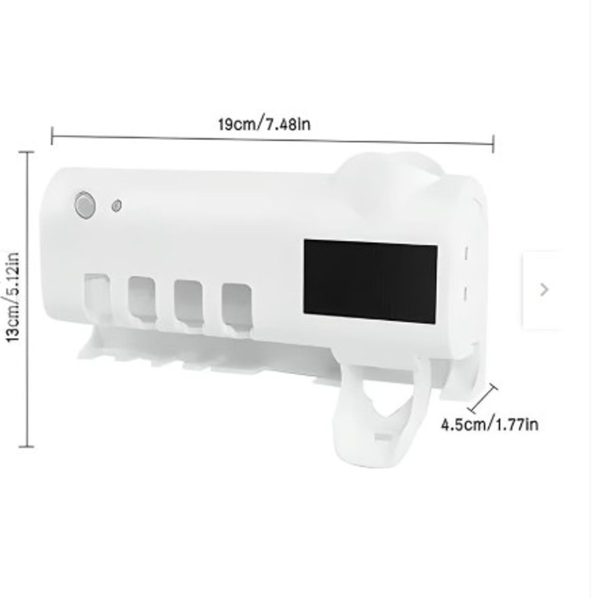 GENERICO - PORTA CEPILLOS DENTAL ESTERILIZADOR CON DESINFECTANTE LUZ  RECARGABLE