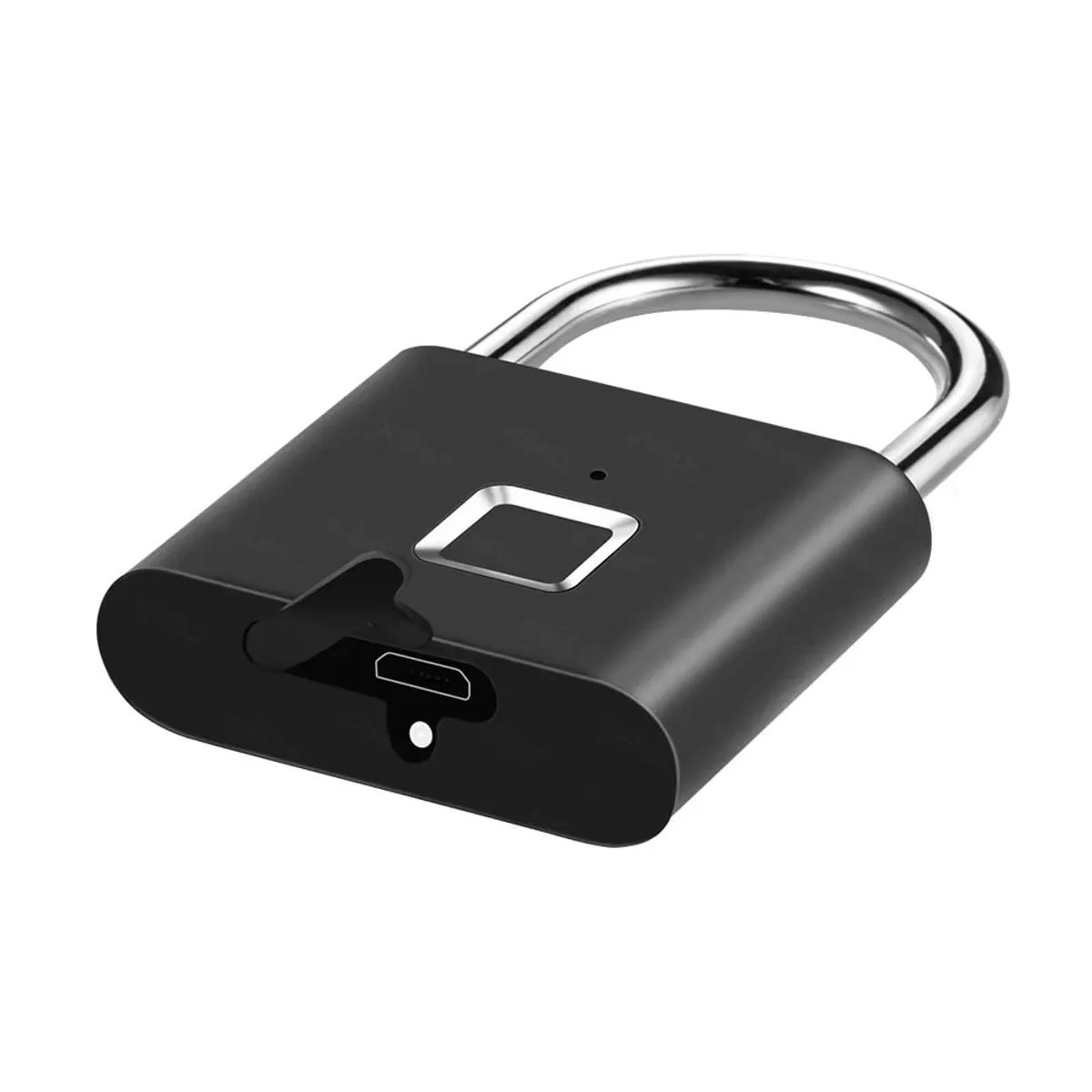 OEM - Candado Huella Digital con carga USB sin llave antirrobo 10 huellas