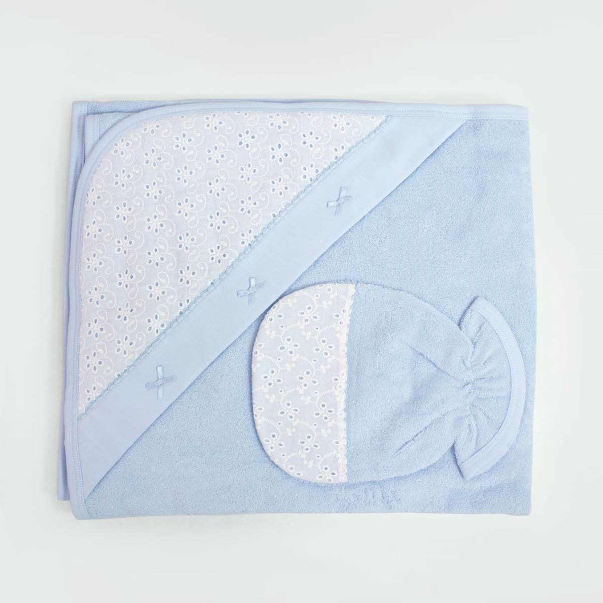 KUKULI - TOALLA CON CAPUCHA BRODERI M1232