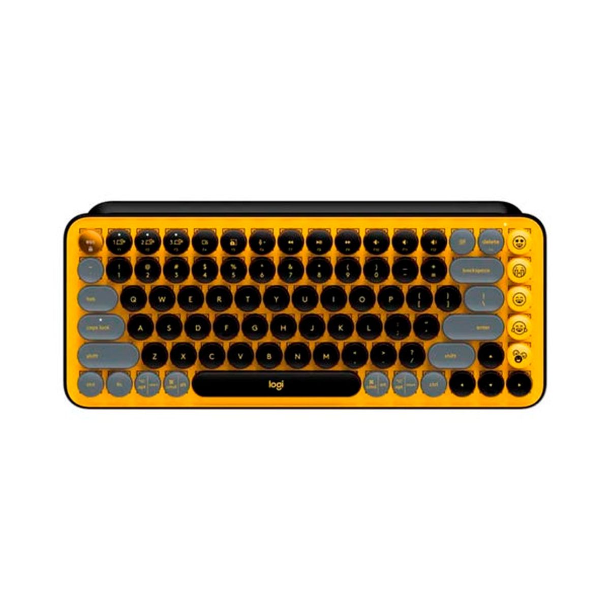 LOGITECH - Teclado Pop Keys Mecánico Amarillo Wireless