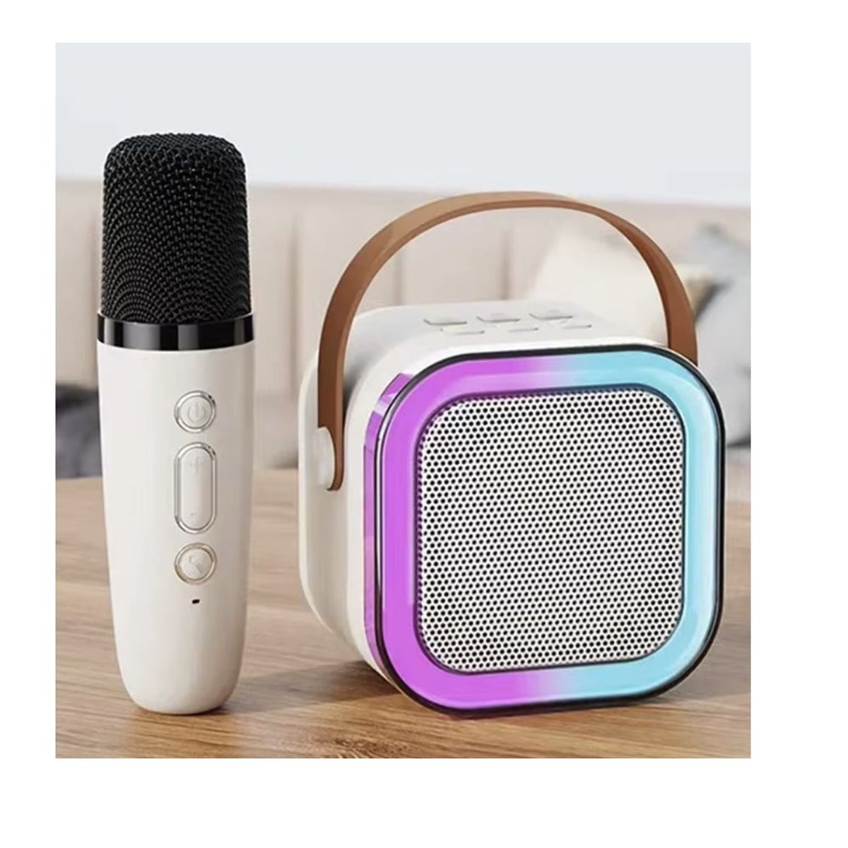 OEM - Maquina de Karaoke K12 con microfono ver 2025 altavoz Bluetooth 5.3