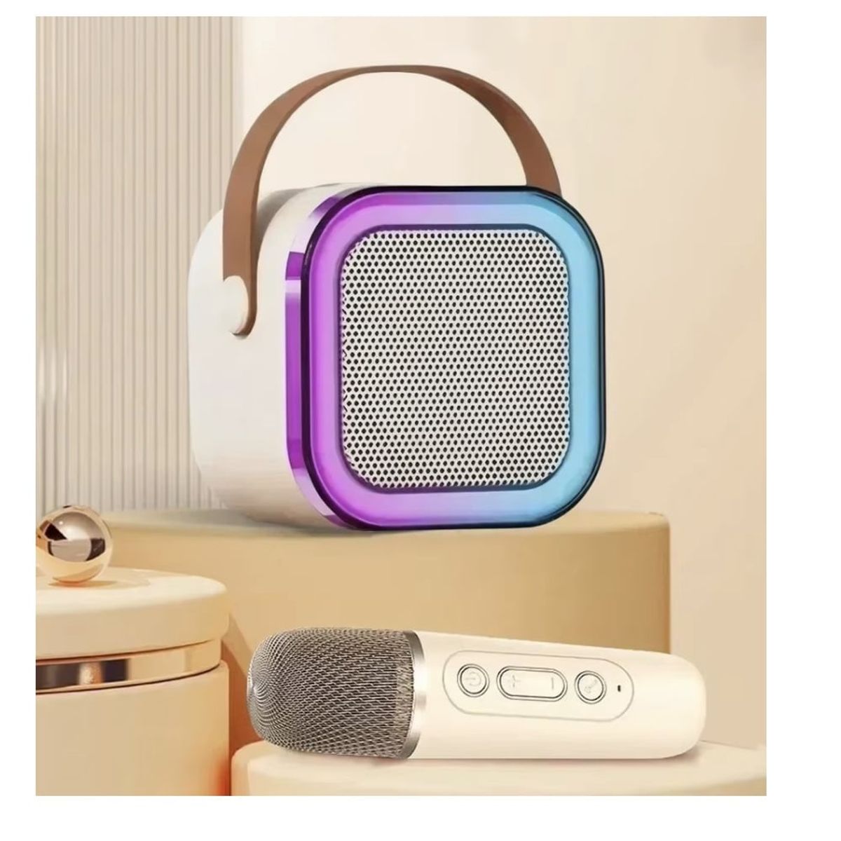 OEM - Maquina de Karaoke K12 con microfono ver 2025 altavoz Bluetooth 5.3