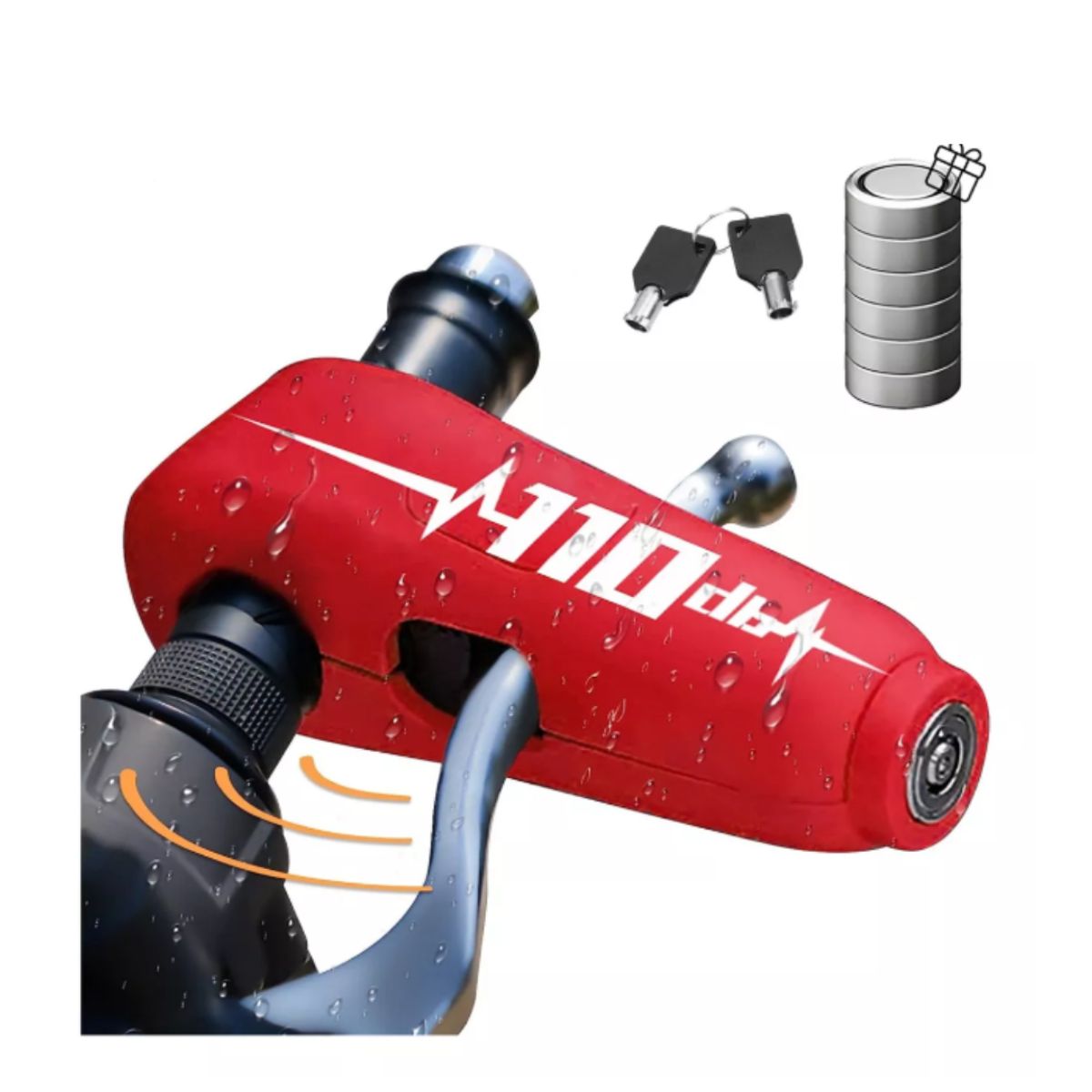 GENERICO - SEGURO DE TIMÓN PARA  MOTO