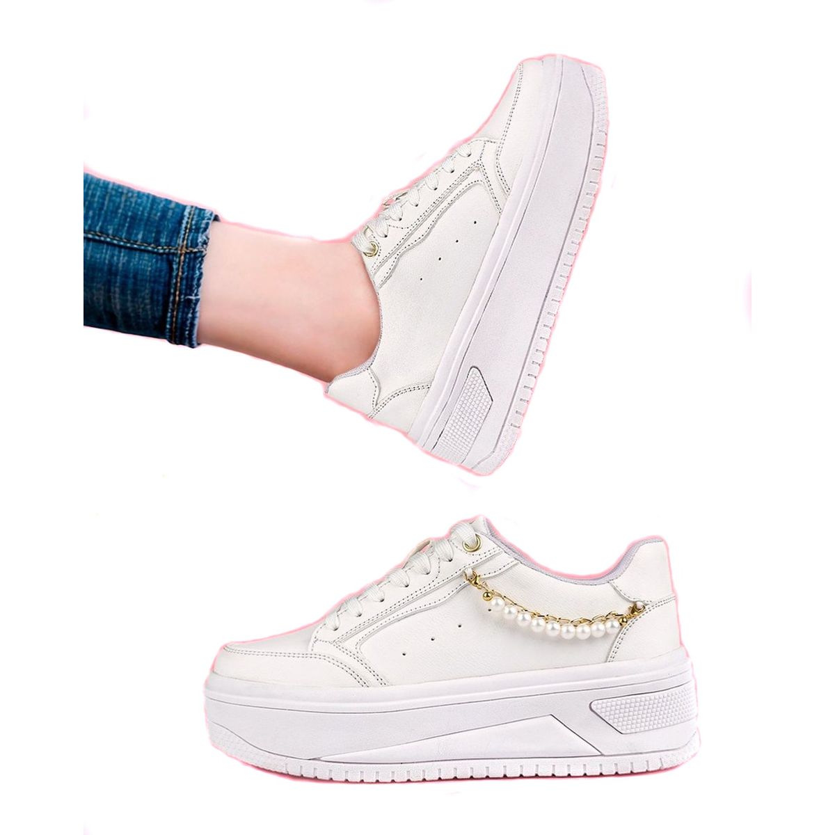 GENERICO - Zapatillas Urbana Azayu Blanco para Mujer