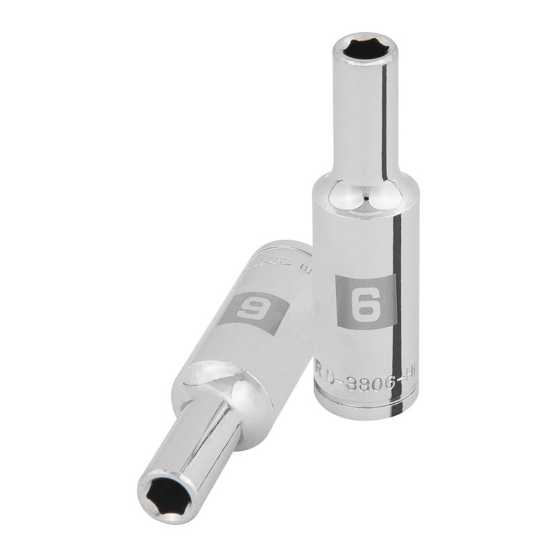 TRUPER - Dado 6mm  Hexagonal Tubular Encastre de 3/8" 100991 Truper