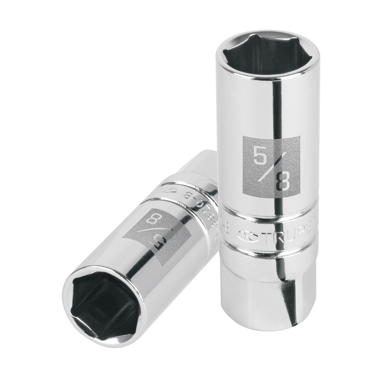 TRUPER - Dado 5/8" Bujia Hexagonal Tubular Encastre de 3/8" 13655 Truper