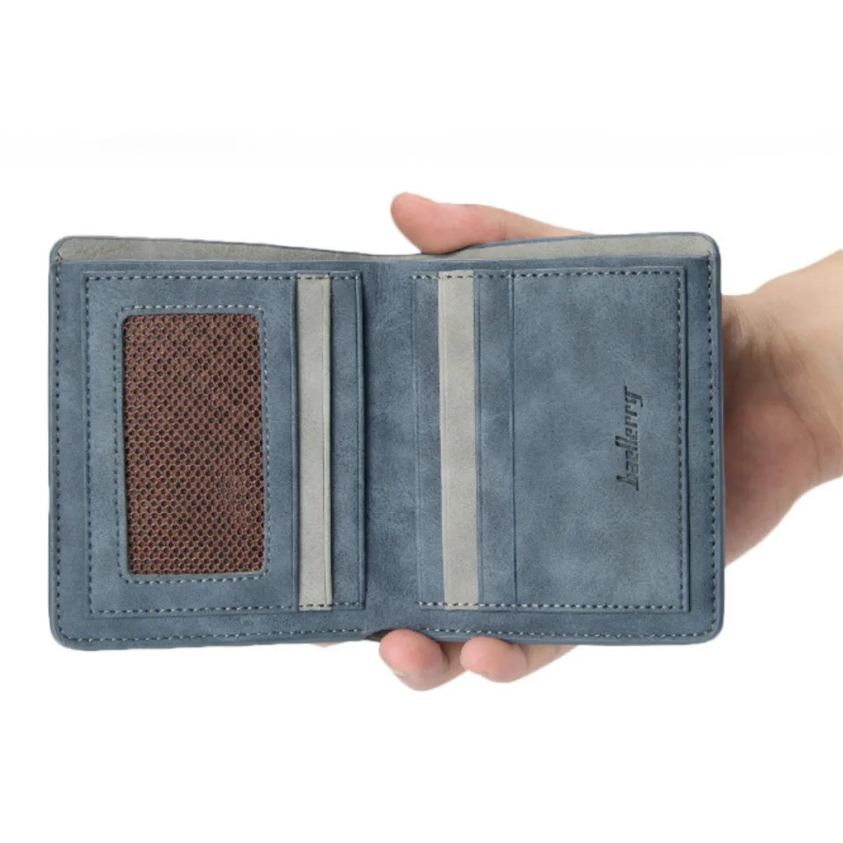 BAELLERRY - Moderna billetera de cuero vegano PU BLR1152M