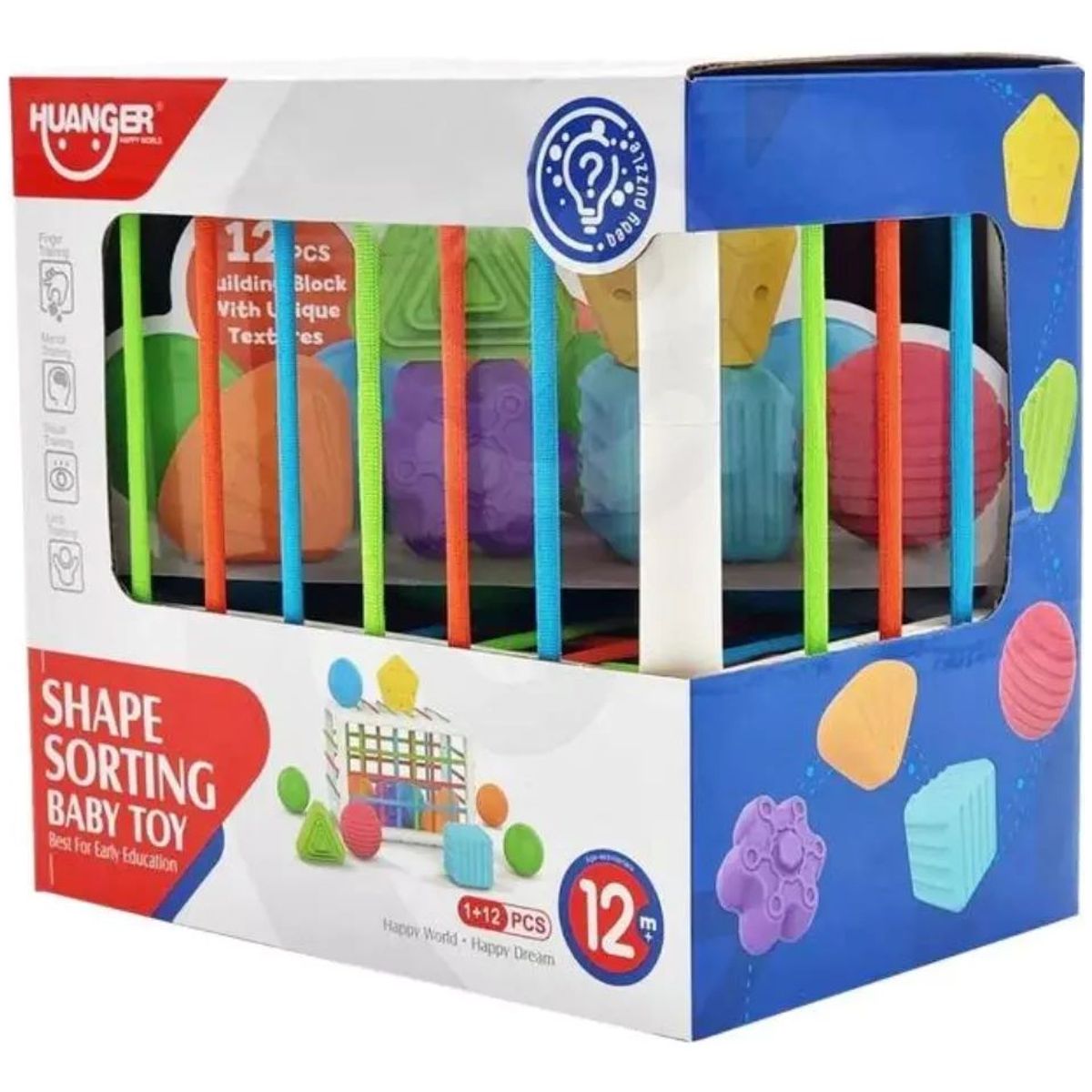 GENERICO - Cubo Didactico De Encaje Sensorial