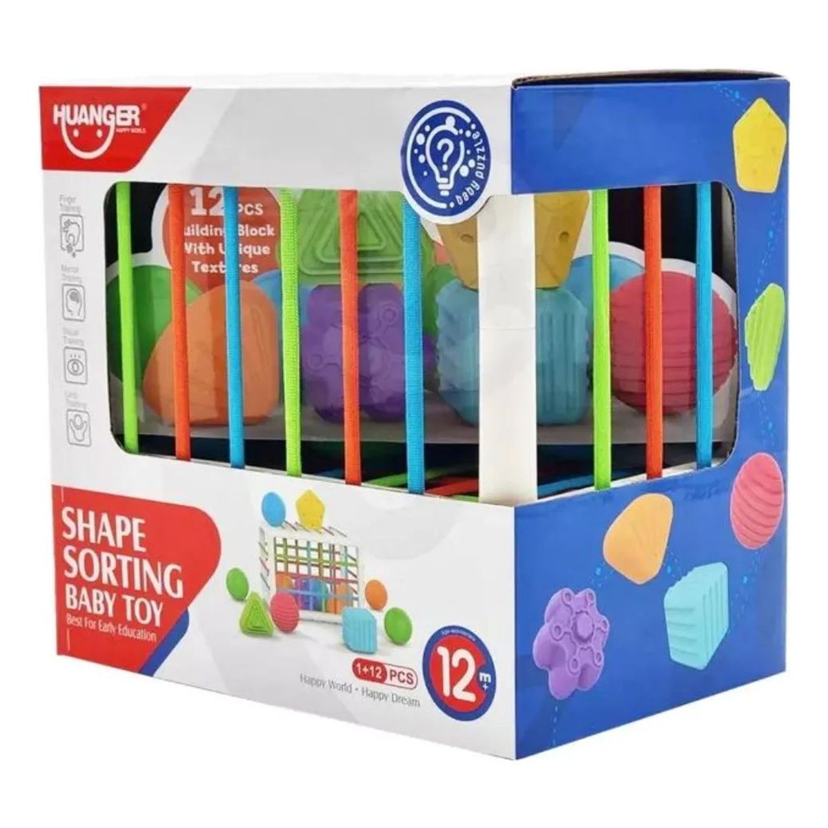 GENERICO - Cubo Didactico De Encaje Sensorial