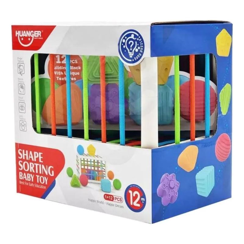 GENERICO - Cubo Didactico De Encaje Sensorial