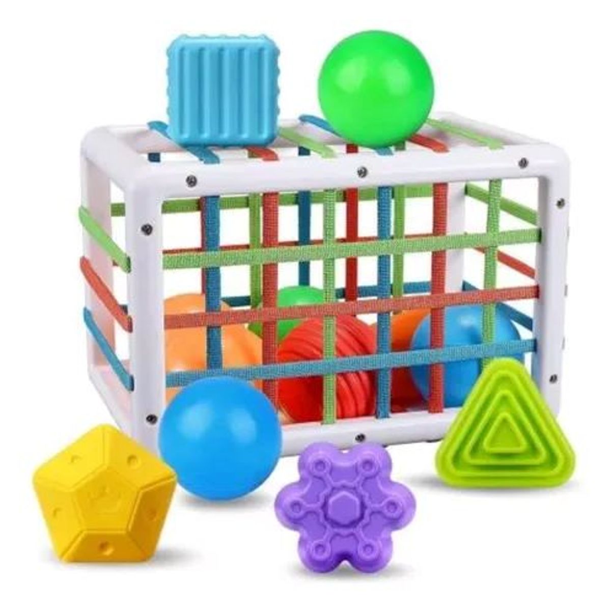 GENERICO - Cubo Didactico De Encaje Sensorial