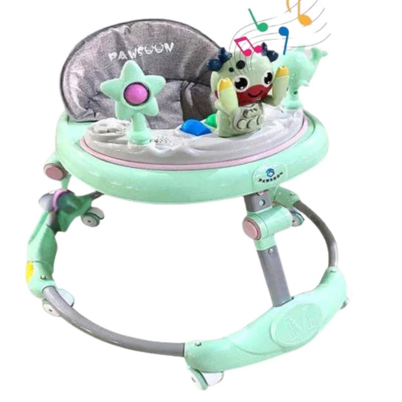 GENERICO - andador vaca lola para bebe de 6 meses verde