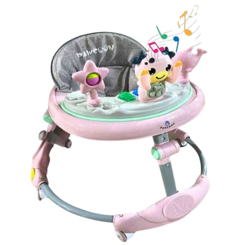 GENERICO - andador vaca lola para bebe de 6 meses rosado