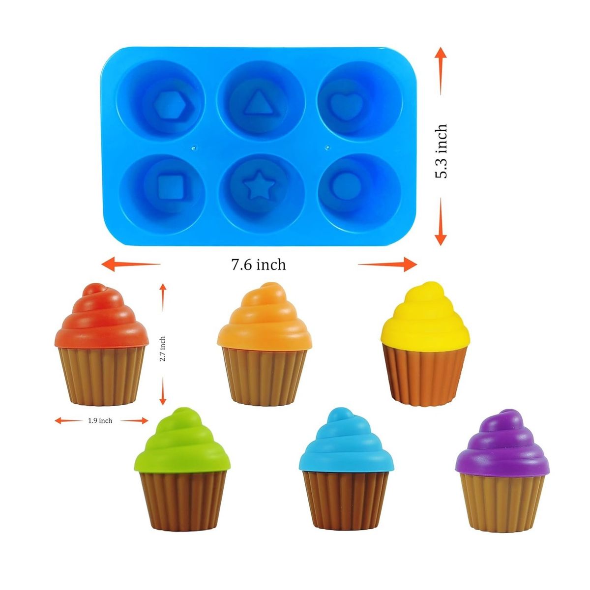GENERICO - Juguete Clasificador en forma de Cupcakes
