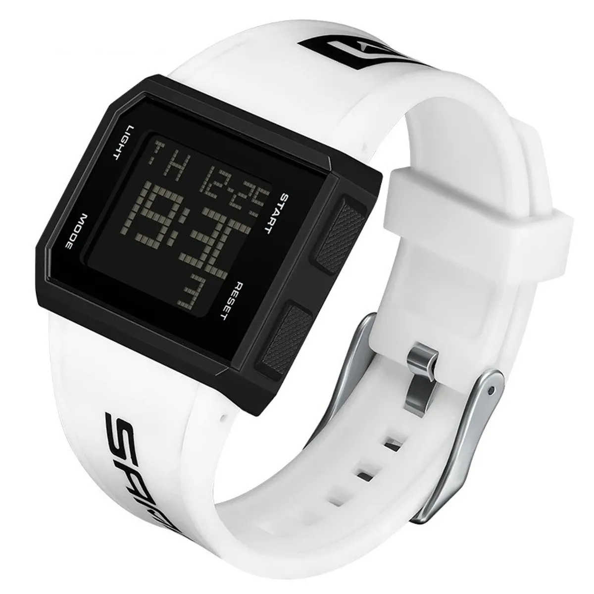 SANDA - Reloj Hombre Deportivo SANDA 9003 Digital Blanco
