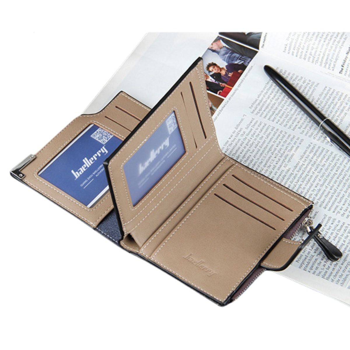 BAELLERRY - BILLETERA DE CUERO VEGANO PU D1282