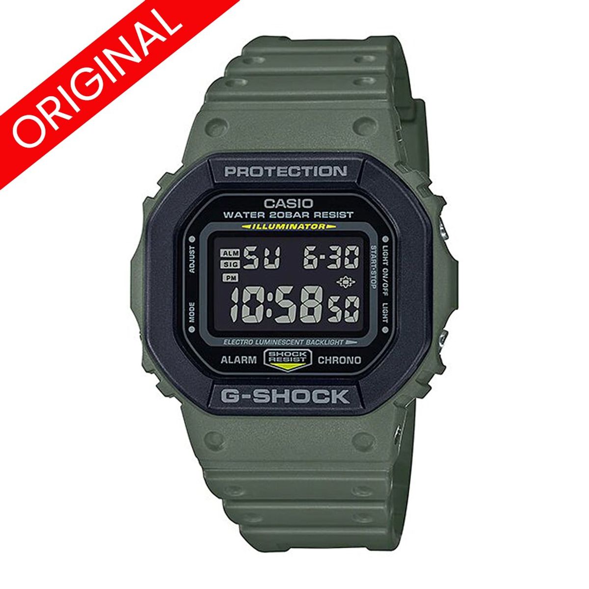 G-SHOCK - RELOJ G- SHOCK ORIGINAL - NEGRO - DW-5600BB-1D  OG-S-72  OG-S-73