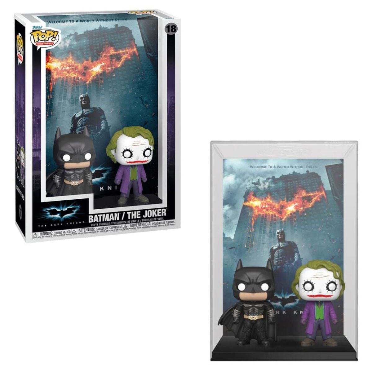 FUNKO - Funko Pop Batman Poster The Dark Knight Batman Joker
