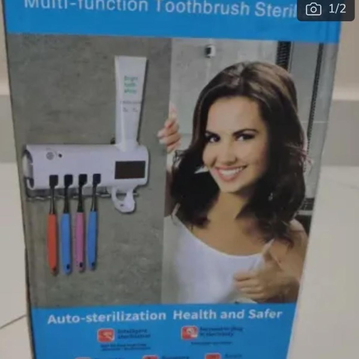 GENERICO - DISPENSADOR DE PASTA DENTAL PORTA CEPILLOS