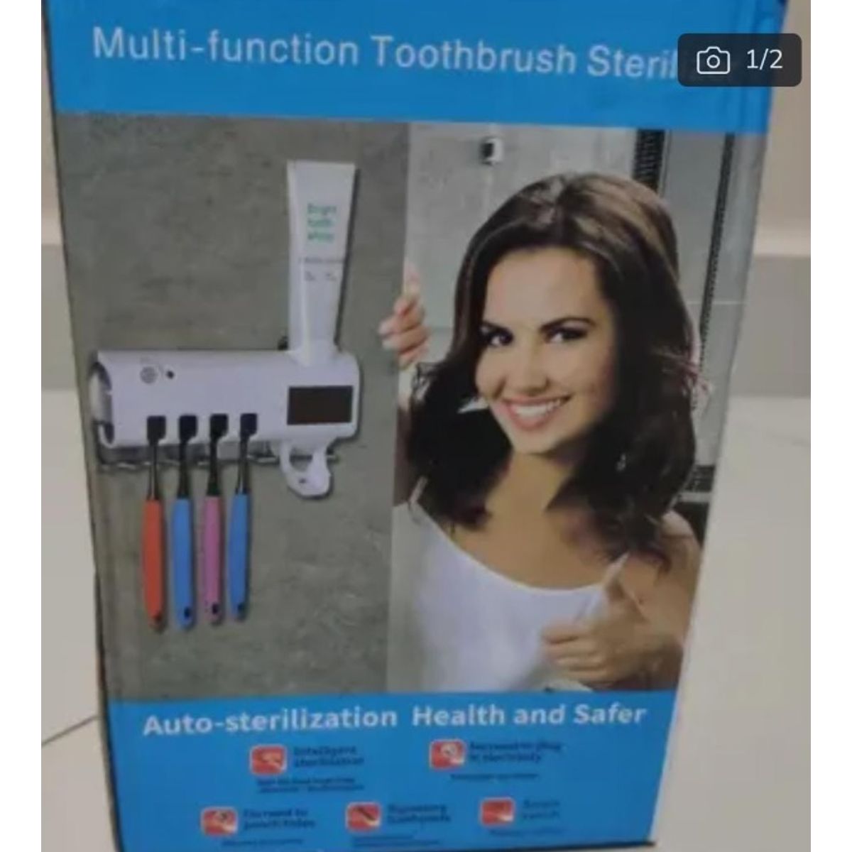 GENERICO - DISPENSADOR DE PASTA DENTAL PORTA CEPILLOS