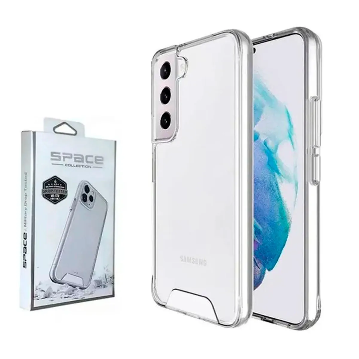 GENERICO - Case Space Para Samsung S24 Fe Transparente