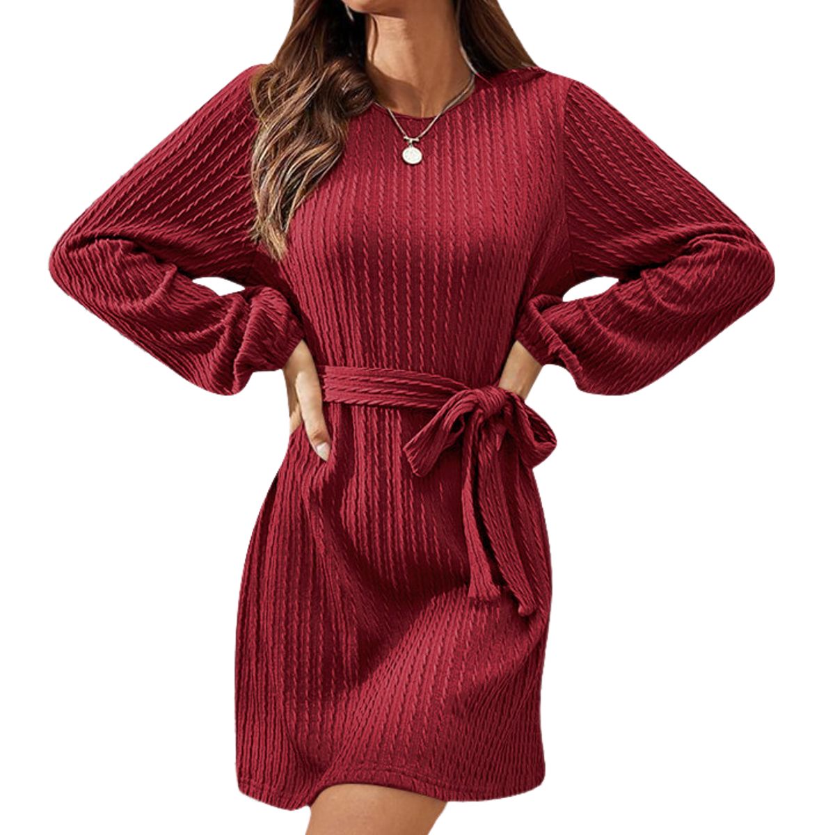 BLWOENS - Vestidos casuales de para mujeres - Rojo