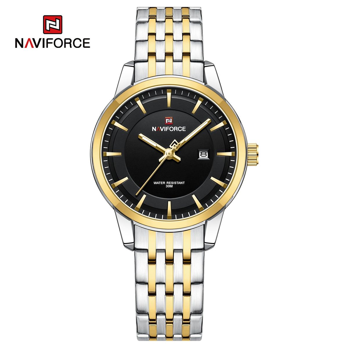 NAVIFORCE - Reloj Naviforce NF9228L Correa Acero Para Dama