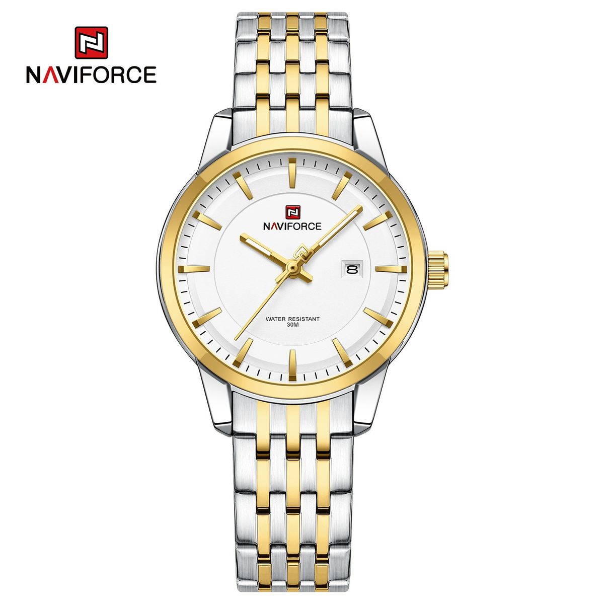 NAVIFORCE - Reloj Naviforce NF9228L Correa Acero Para Dama