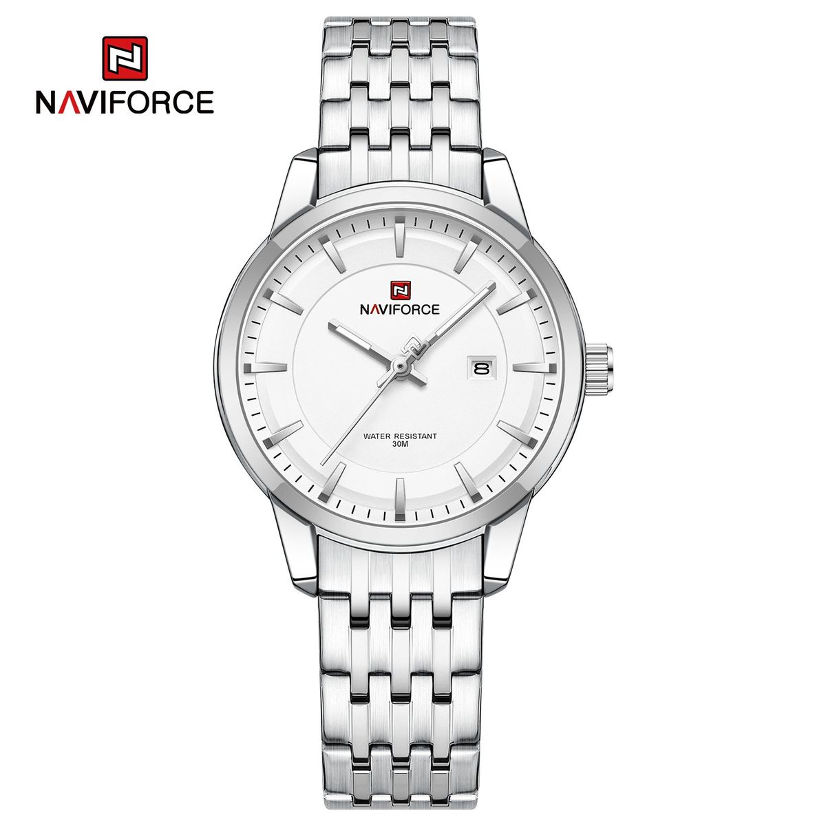NAVIFORCE - Reloj Naviforce NF9228L Correa Acero Para Dama