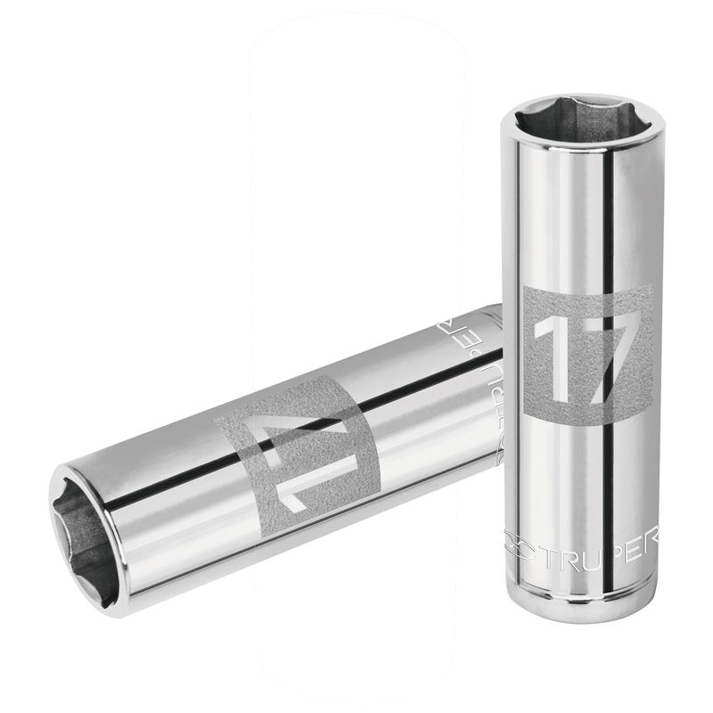 TRUPER - Dado 17mm Hexagonal Tubular Encastre de 1/2" 13357 Truper