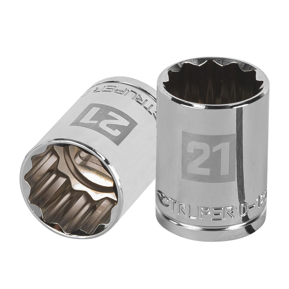 TRUPER - Dado 21mm Poligonal Encastre de 1/2" 13535 Truper