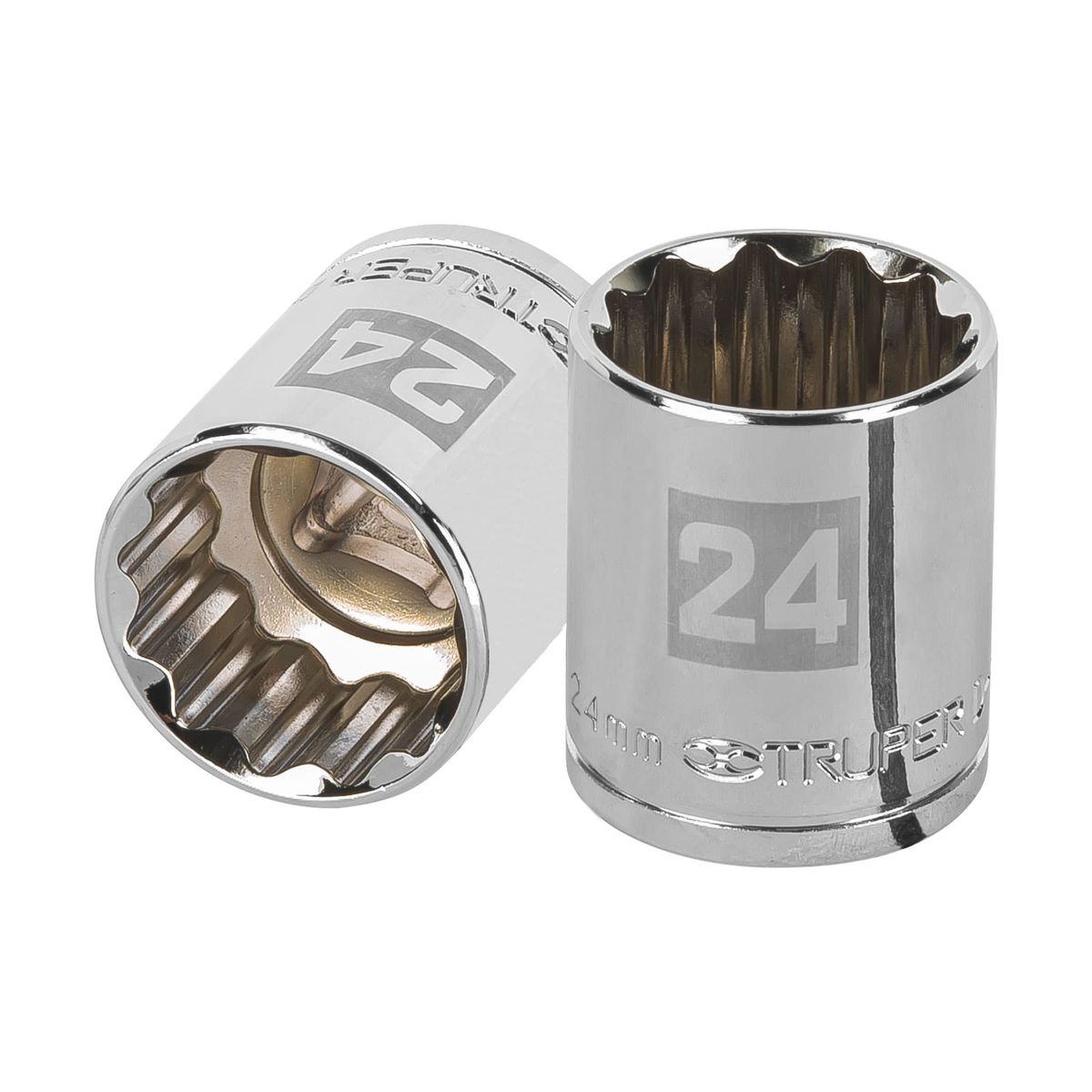TRUPER - Dado 24mm Poligonal Encastre de 1/2" 13538 Truper