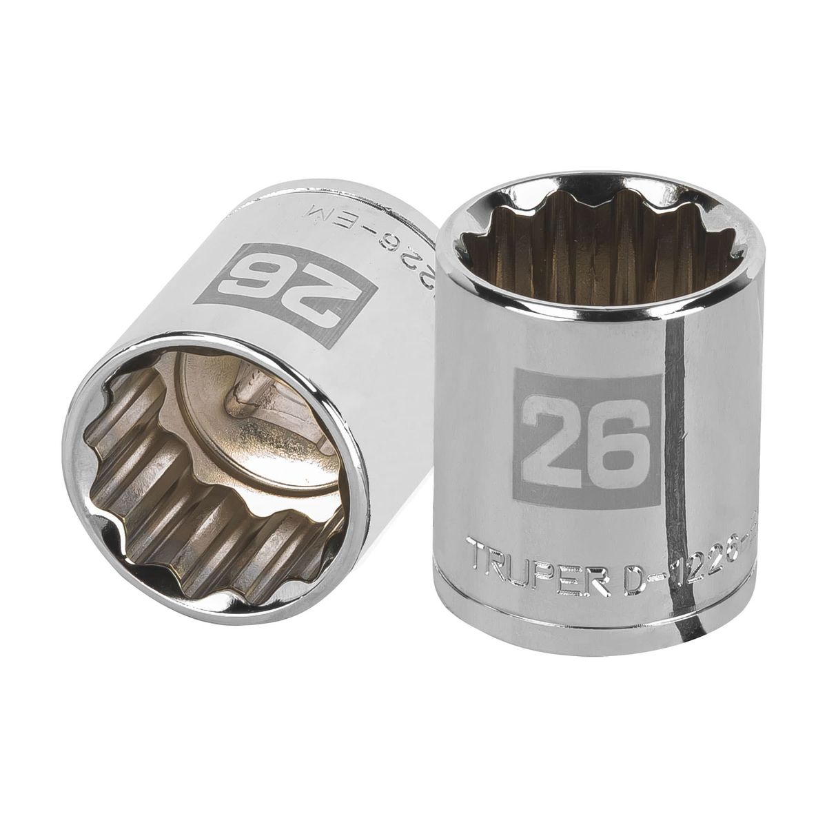 TRUPER - Dado 26mm Poligonal Encastre de 1/2" 13540 Truper