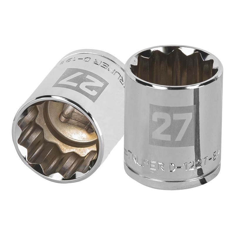 TRUPER - Dado 27mm Poligonal Encastre de 1/2" 13541 Truper