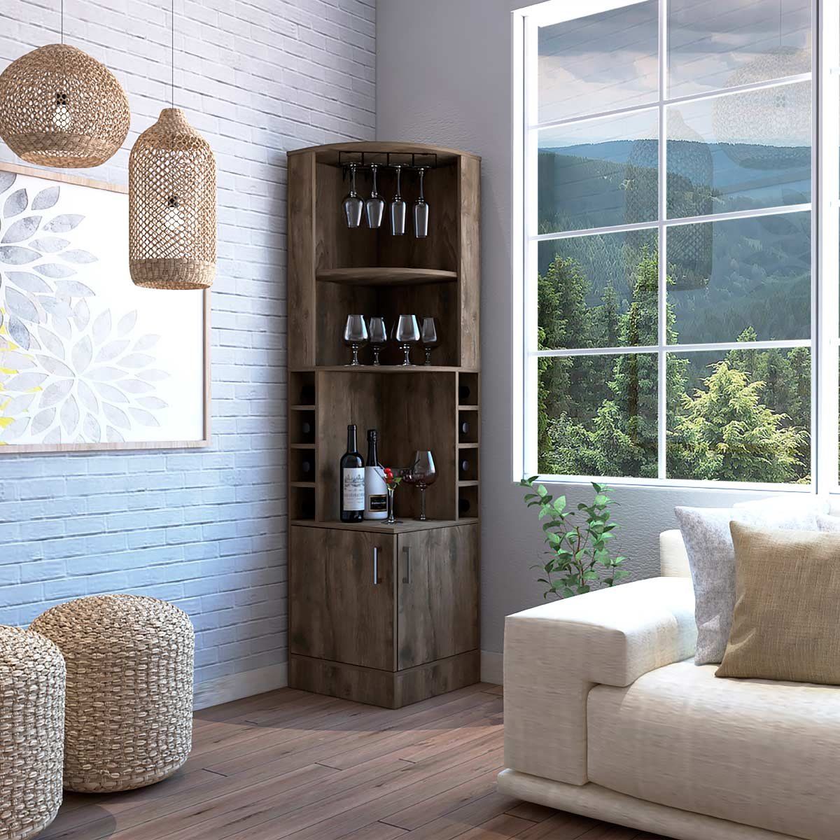 GENERICO - BAR ESQUINERO VELVET  BELLOTA    - ENVÍO ARMADO Y MELAMINA 18mm