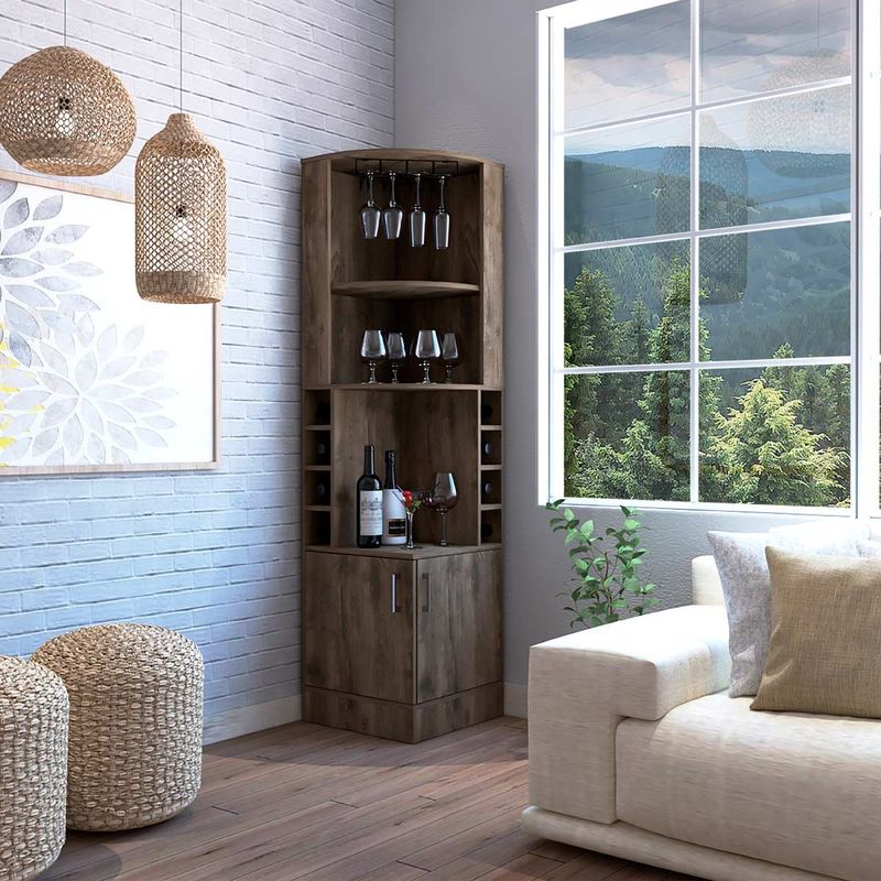 GENERICO - BAR ESQUINERO VELVET  BELLOTA    - ENVÍO ARMADO Y MELAMINA 18mm