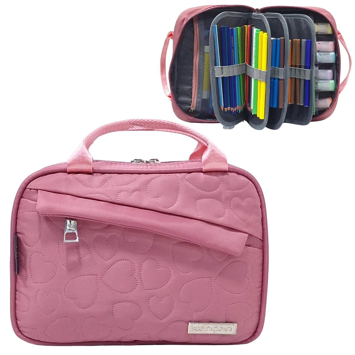 KENGAR - Cartuchera Organizadora Power XL Kengar - Palo Rosa