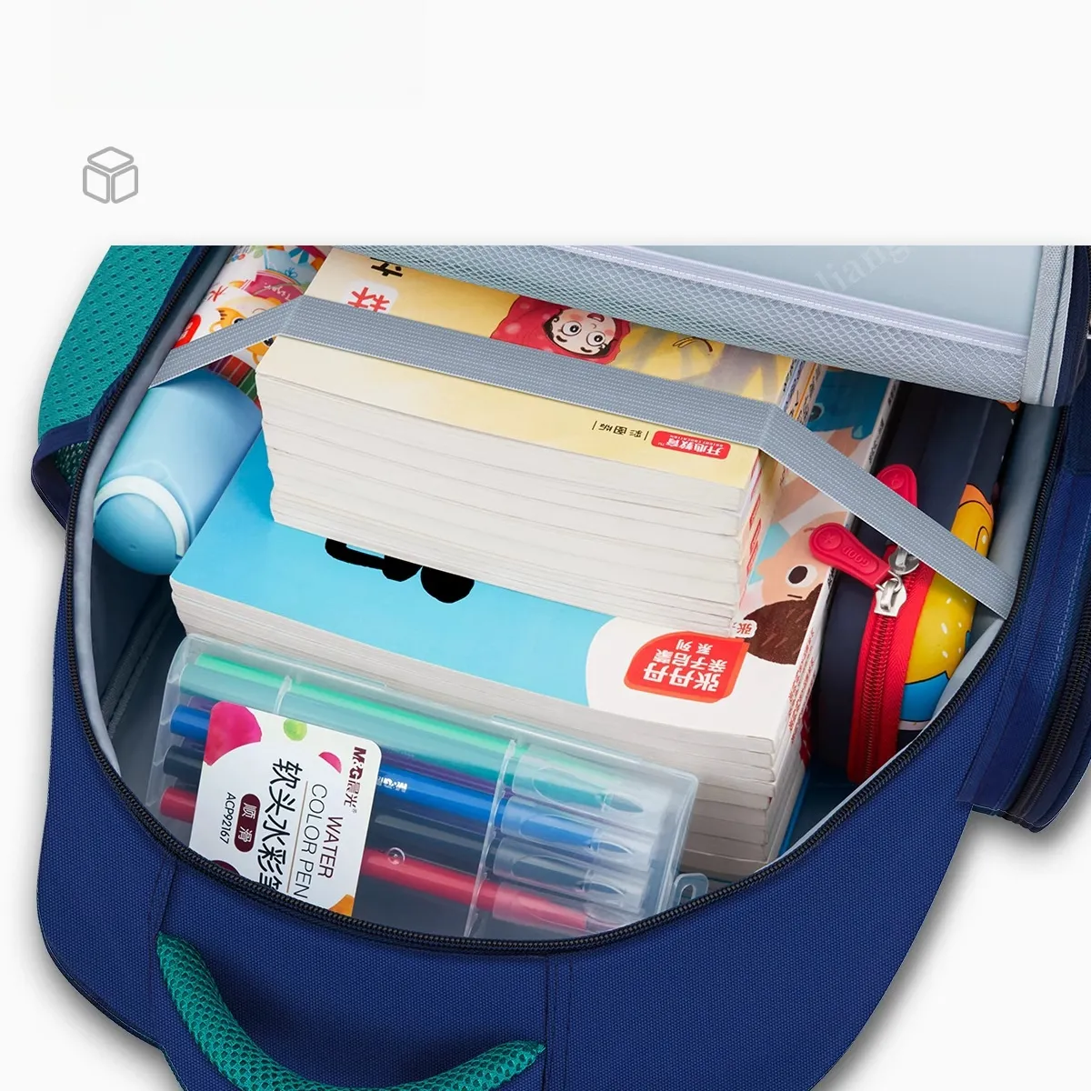 TIOZONEY - 3pcs Mochila escolar Capibara